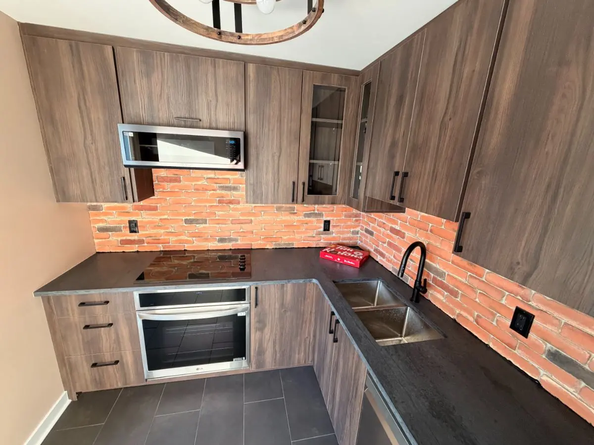 modern kitchen design after renovation