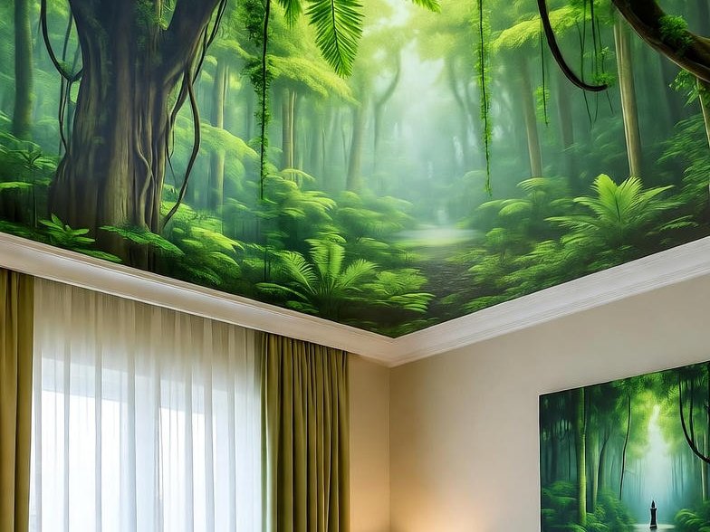 Printed Stretch Ceilings installation